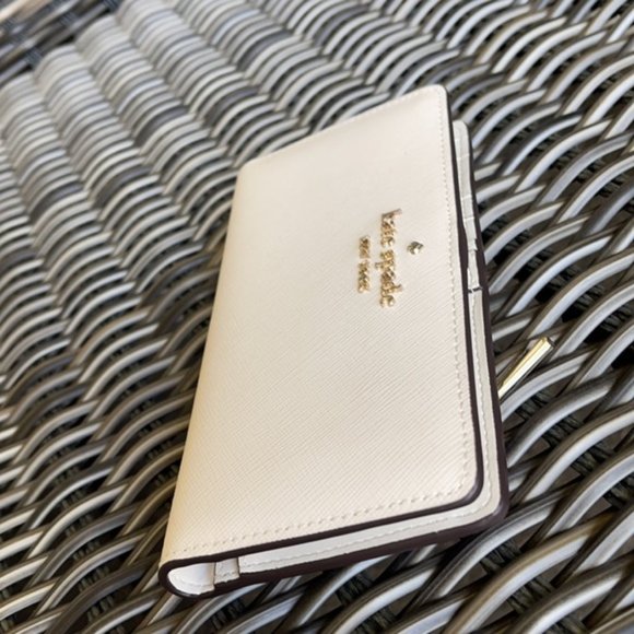 Kate Spade Staci Large Slim Bifold Wallet Parchment - Picture 9 of 16